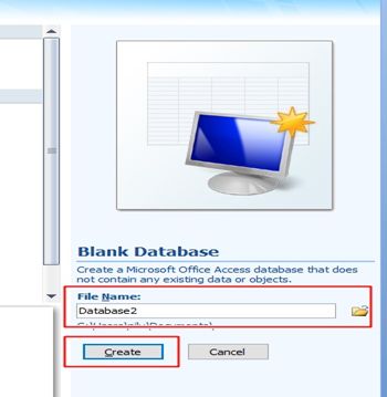 blank database